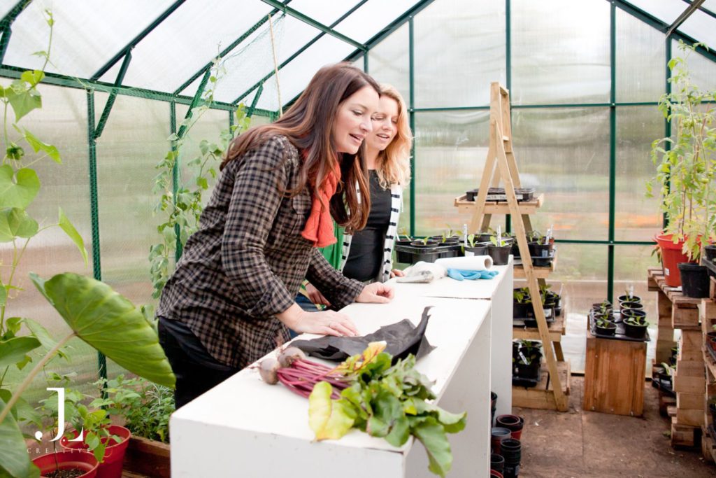 Rachel de Thame supporting Mind’s mental health campaign at a community garden in London.