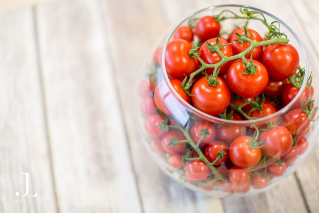 tomatoes in a bowl