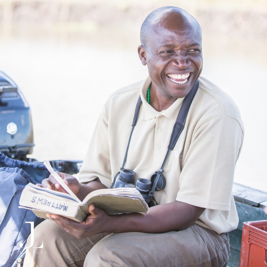 Safari lodge staff portrait in Malawi
