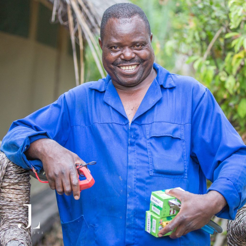 Safari lodge staff portrait in Malawi
