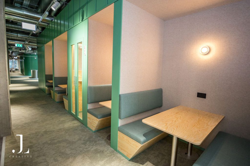hospitality interior photography UK co-working hotel space