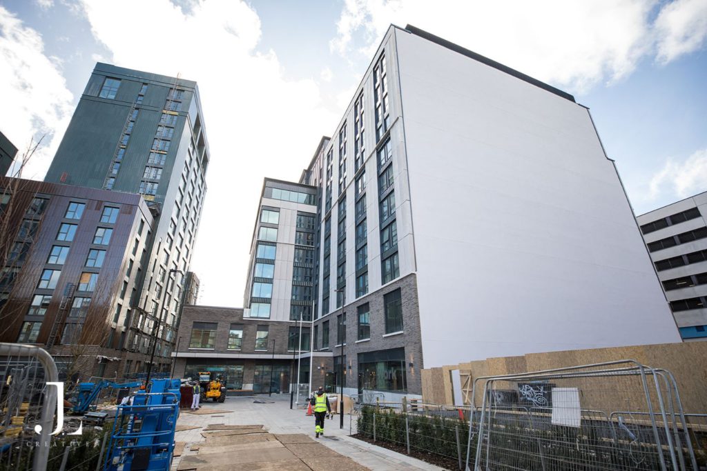 construction to completion hospitality project photography