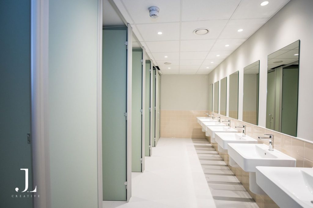 before and after commercial fit-out photography Glasgow
