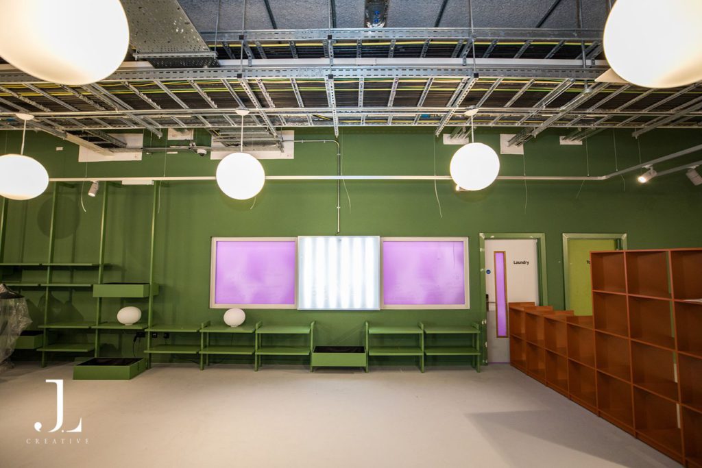 before and after commercial fit-out photography Glasgow