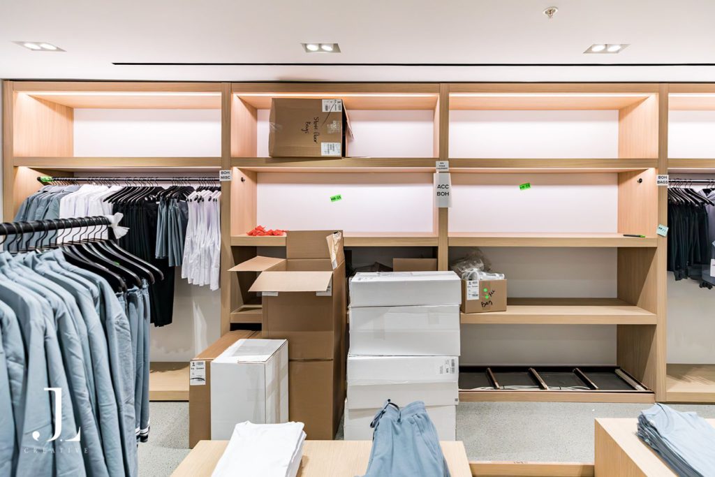 retail fit-out photography London