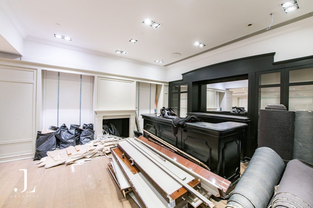 retail fit-out photography London