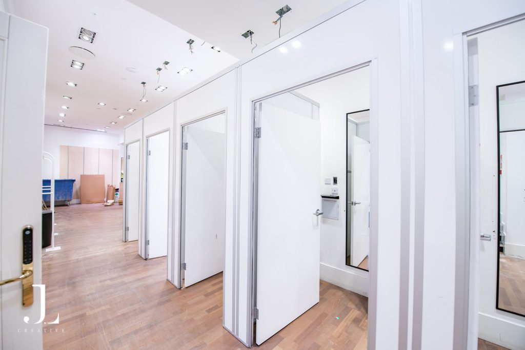 retail fit-out photography London