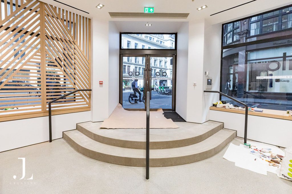 retail fit-out photography London