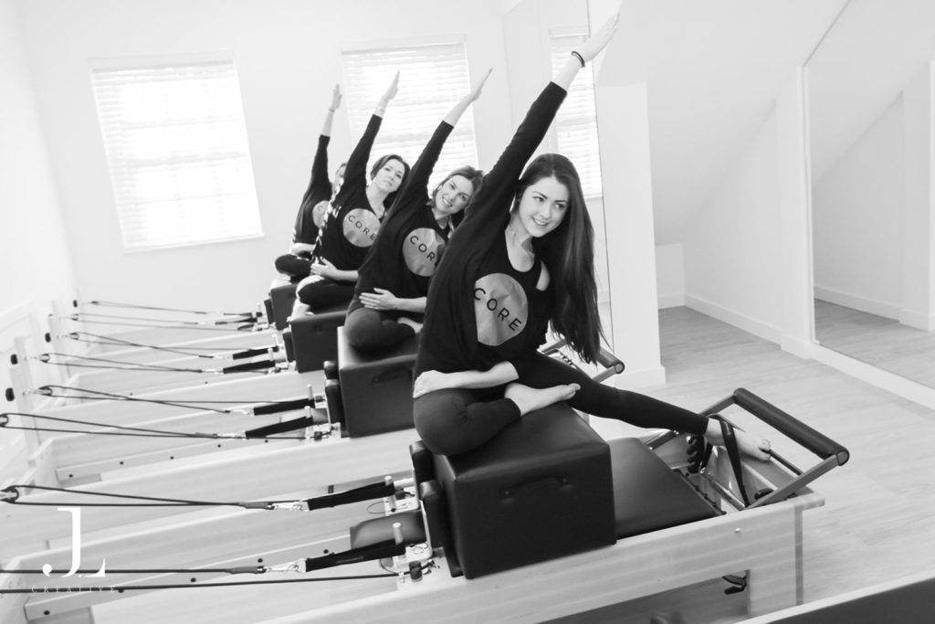 Fitness studio photography