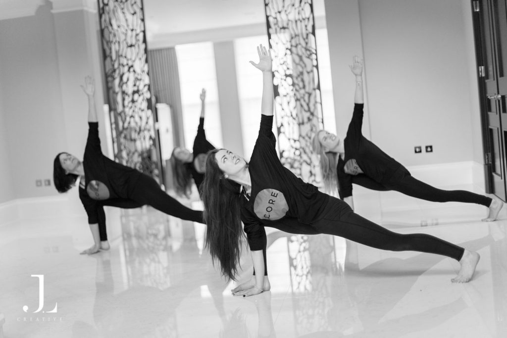 Fitness studio photography