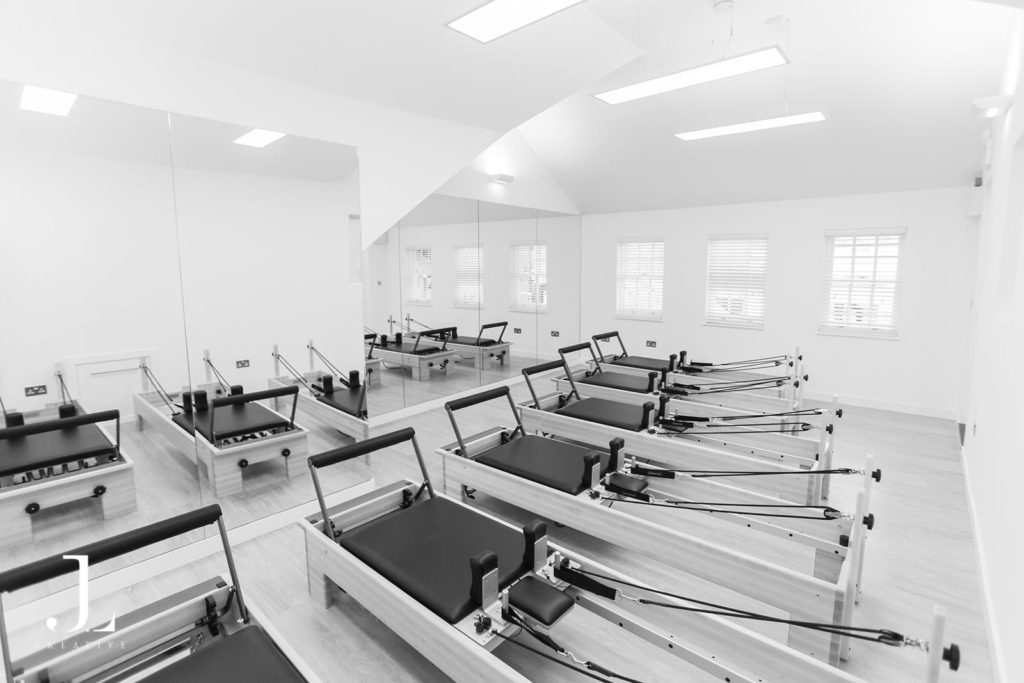 Fitness studio photography