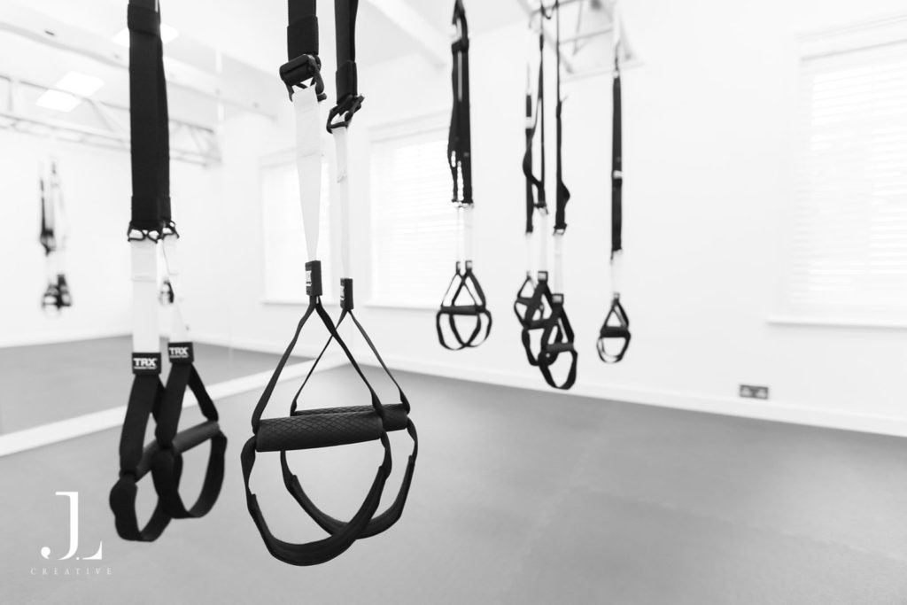 Fitness studio photography