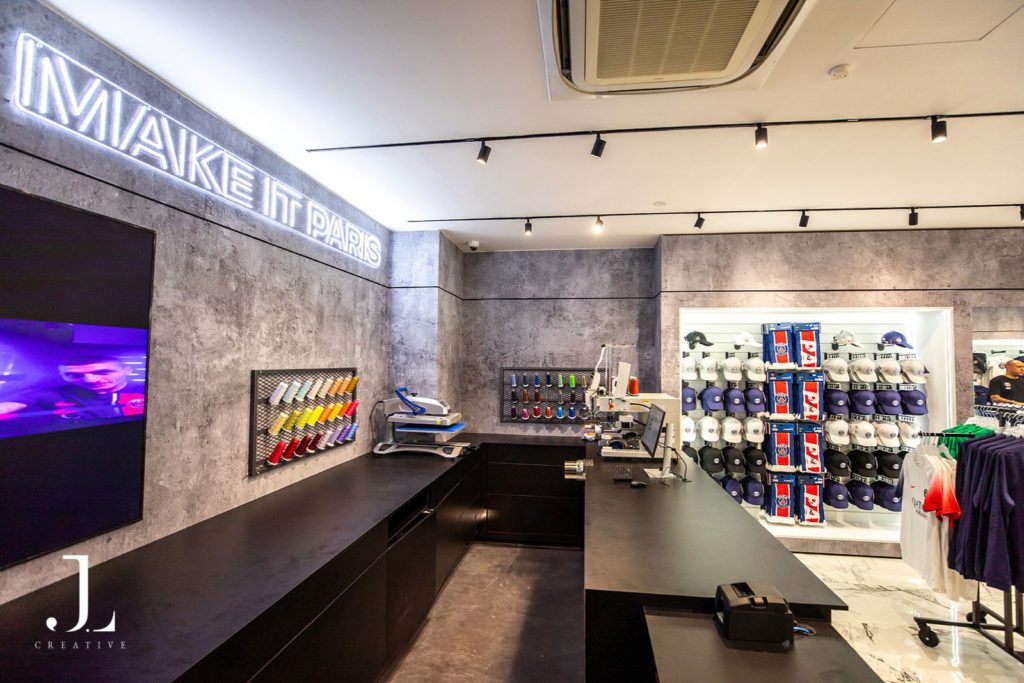 high-end retail store interior photography London