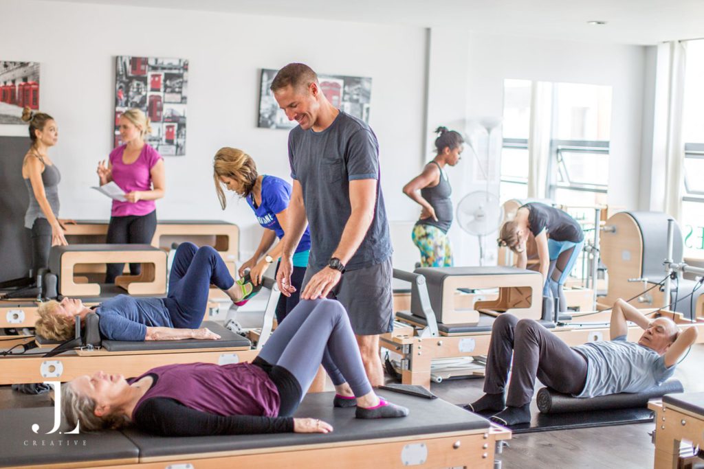 Pilates teacher training photography