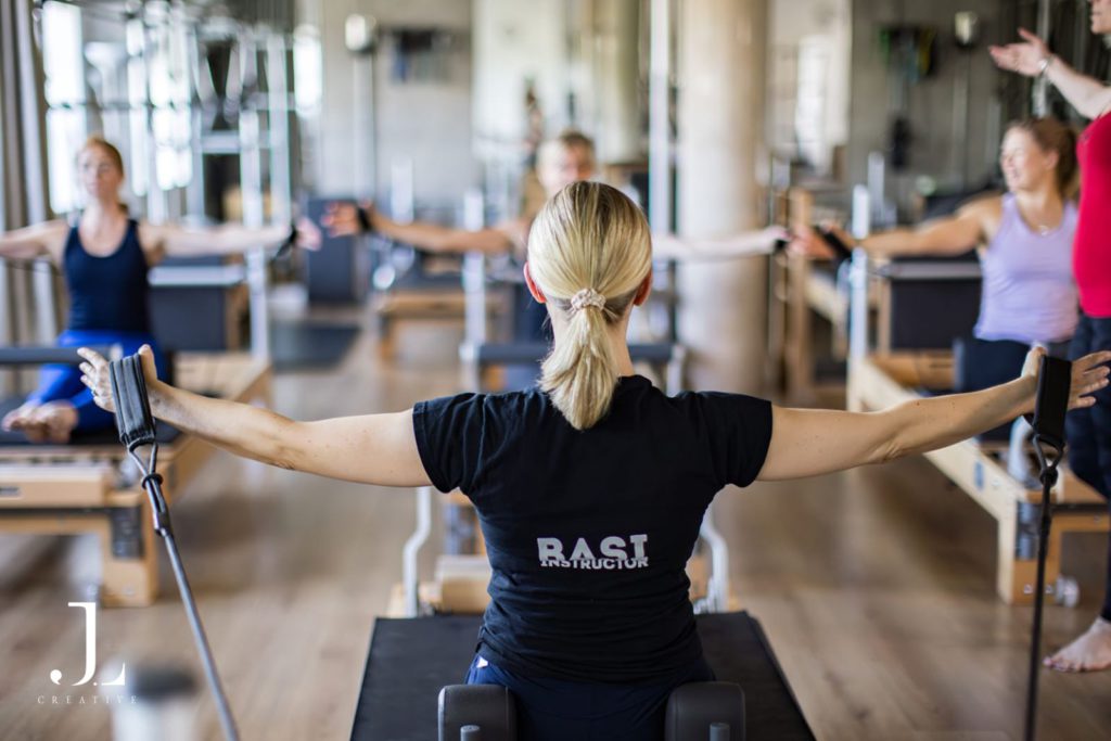 Pilates branding photography Wimbledon