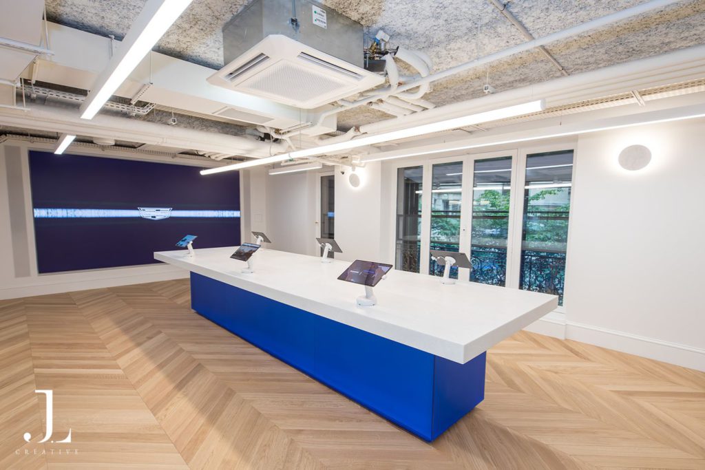 High-end showroom photography