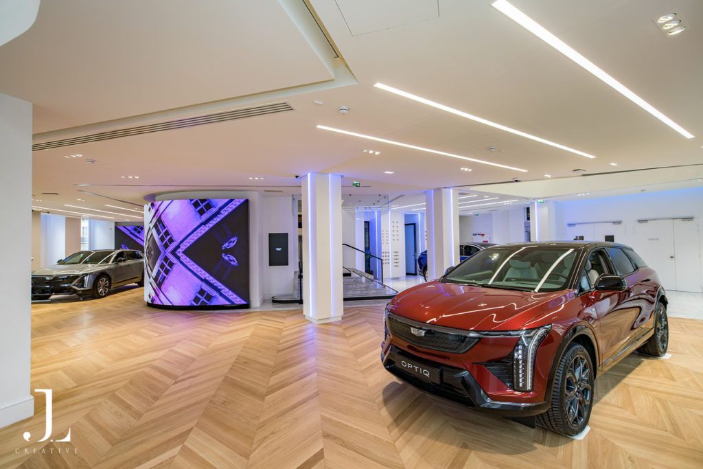 automotive showroom photography paris