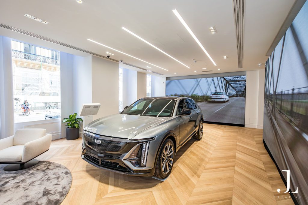 High-end showroom photography