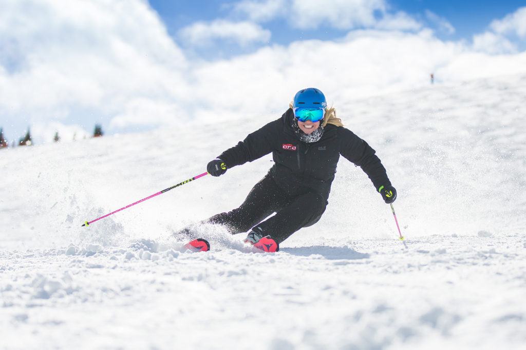 Corporate ski trip photography