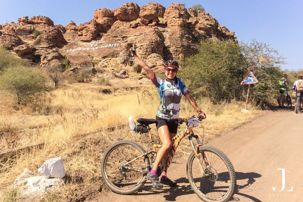 mountain biking Africa wildlife