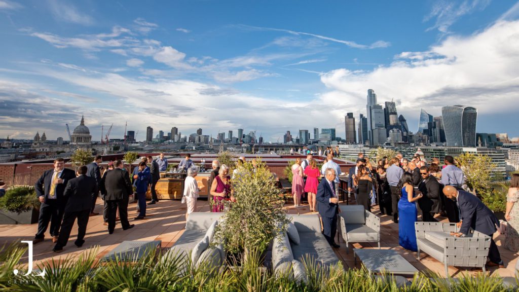 rooftop event photographer london