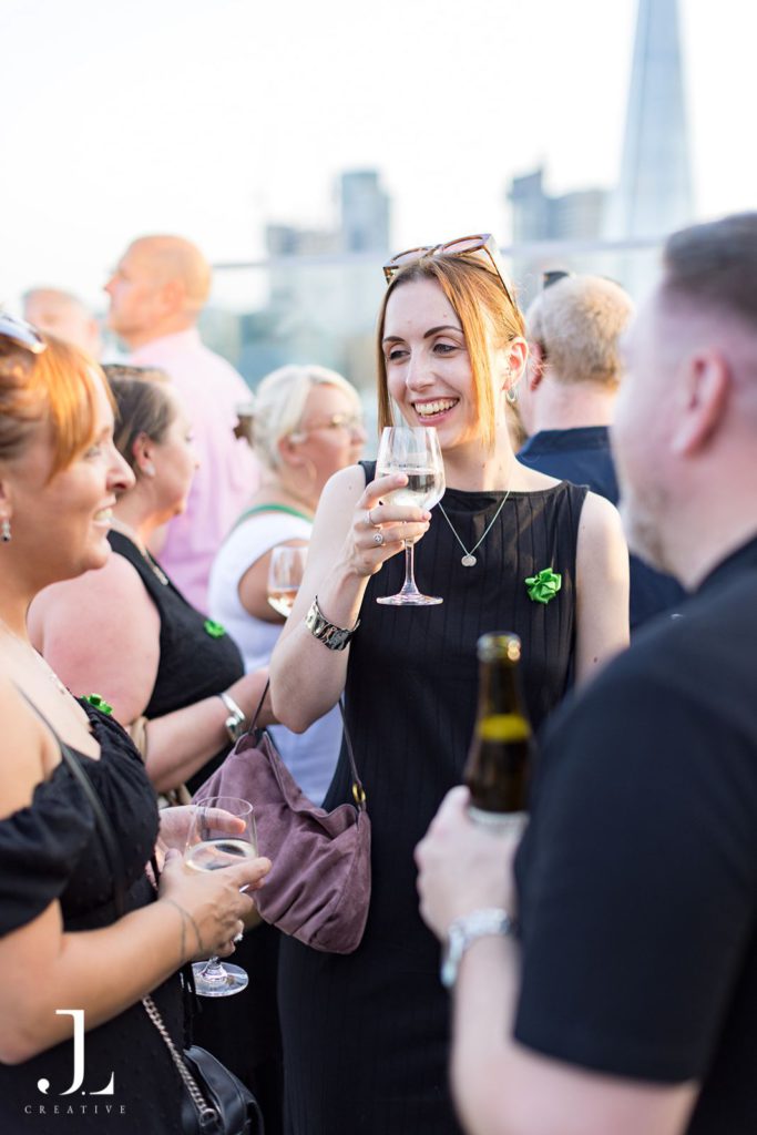 London rooftop event photographer
